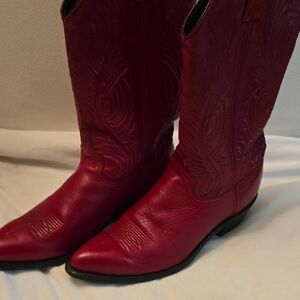 Red Western Cowboy Boots